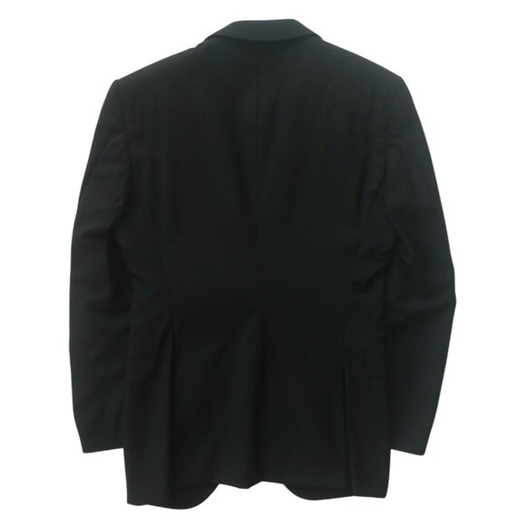(SOLD) Strellson L-Rick-James Black 100% Virgin Wool Blazer Jacket Size EU 48 U… - Picture 4 of 12